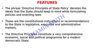 Directive Principle of State Policy - MCN202 (Module 2) | PDF ...