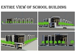 entire view of School building
 