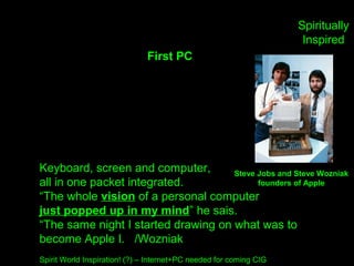 Marconi Popov
• Many scientists say they were spiritually guided (Spirit World, God)
or inspired in their findings of new understanding at a similar time.
• Similar discoveries were made almost simultanously be far away scientists:
Radio by: Marconi Italy, Popov Russia, Tesla Austria-Hungary
(todays Kroatia)
Tesla
 