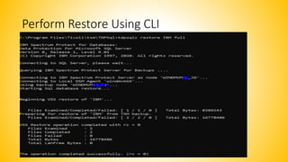 Dp sql restore latest | PPTX
