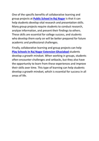 The Benefits of Collaborative Learning and Group Projects for Students ...