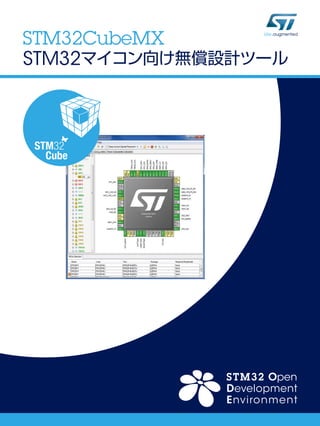 STM32CubeMX
STM32マイコン向け無償設計ツール
STM32
Cube
 