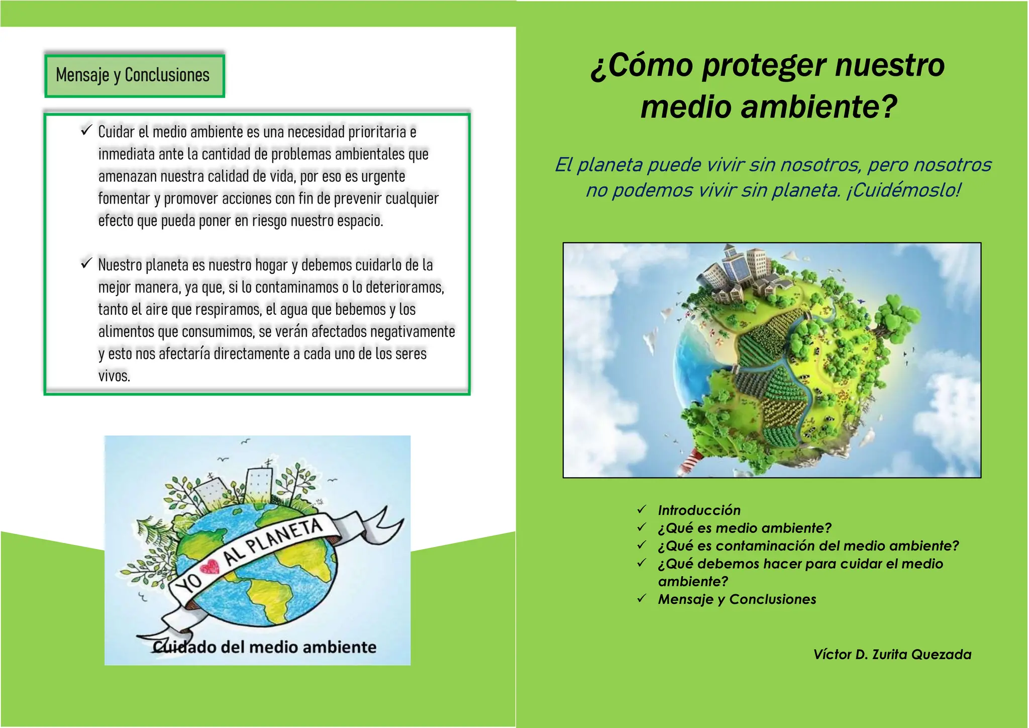 Cuidemos El Ambiente Logo 10 Consejos Para Cuidar El Medio Ambiente