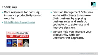 Increasing Productivity in Insurance Operations with Digital ...