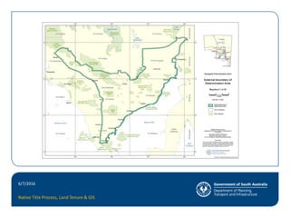 The Native Title Process – Land Tenure & Mapping | PPTX
