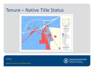 The Native Title Process – Land Tenure & Mapping | PPTX