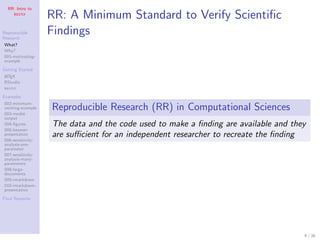 Reproducible Research: An Introduction to knitr | PDF