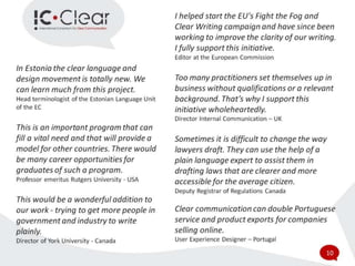 IC Clear au colloque Droits Quotidiens