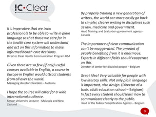 IC Clear au colloque Droits Quotidiens