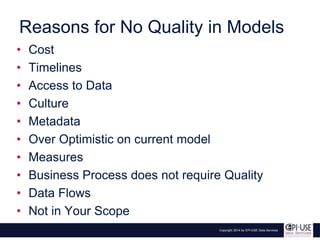 Enterprise Data World Webinars: Data Quality for Data Modelers | PPTX
