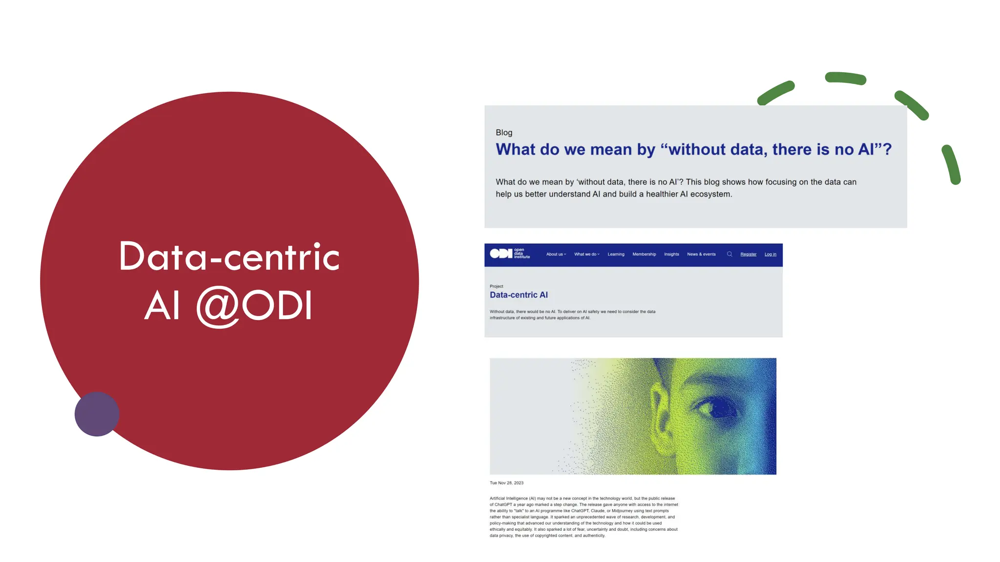 Data-centric
AI @ODI
 
