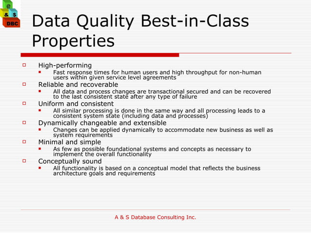 Data Quality Technical Architecture | PPT