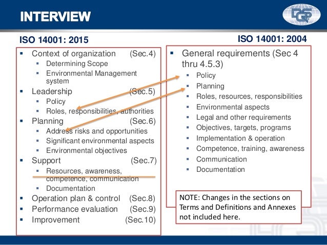 Deepening the Dive into ISO 14001:2015