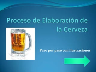 Proceso de Elaboración de la Cerveza  Paso por paso con ilustraciones  