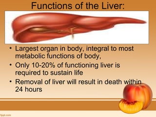 NUTRITION IN LIVER DISEASE