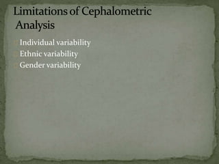Individual variability 
Ethnic variability 
Gender variability 
 
