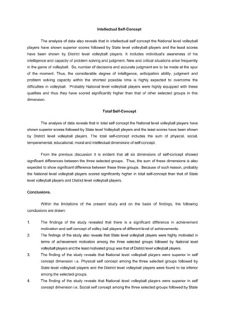 COMPARATIVE STUDY OF ACHIVEMENT MOTIVATION AND SELF CONCEPT AMONG ...