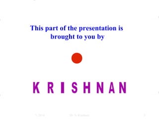 Dr. krishnan's introduction to hypnosis