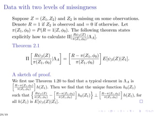 Double Robustness: Theory and Applications with Missing Data | PDF