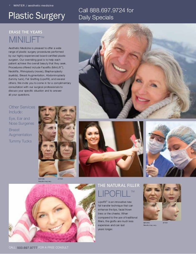 dr darm aesthetic medicine flyer 2015 winter plastic surgery for the winter flyers