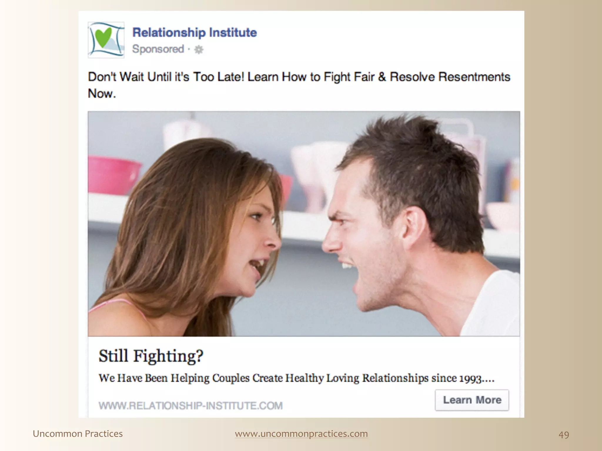 Uncommon  Practices www.uncommonpractices.com 49
 