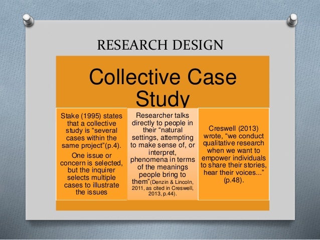 a collective case study