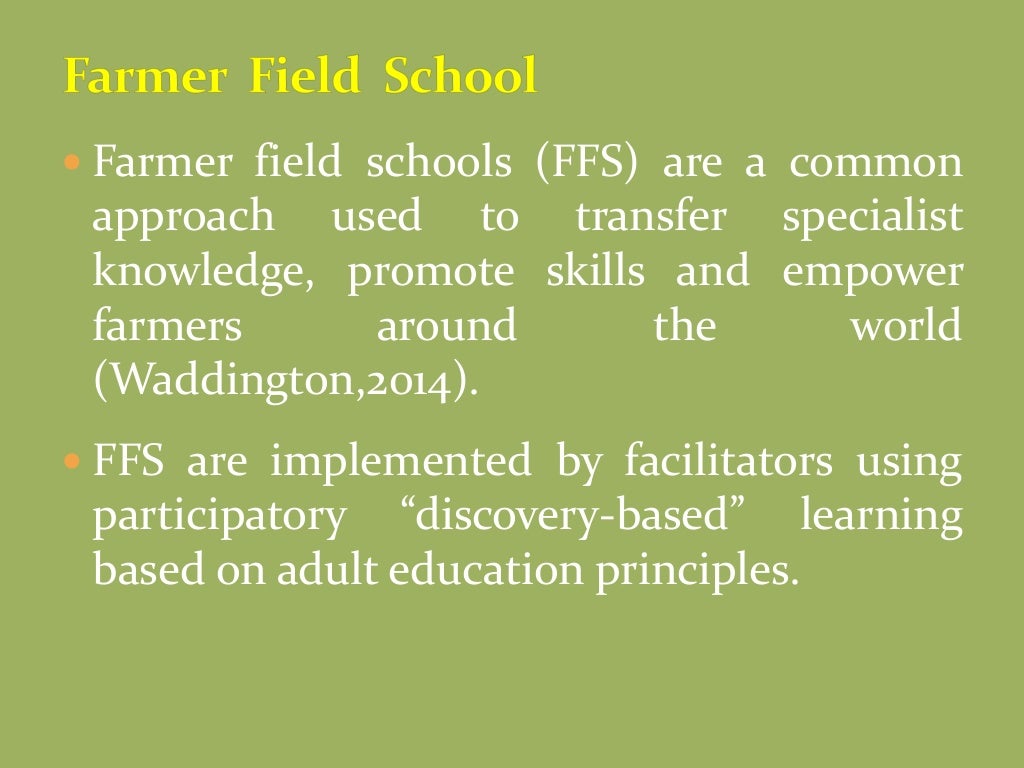 farmer field schools
