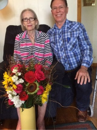 Dr. Calvin Day of San Antonio with his mother who is suffering from Alzheimers Disease