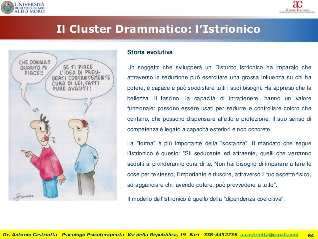 Dr Castriotta I Disturbi Di Personalita Una Rilettura Attraverso I