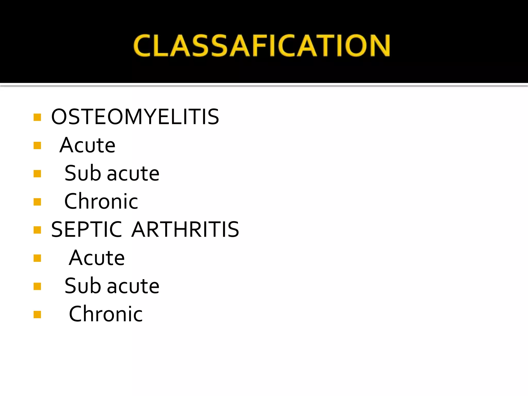 Bone Infections | PPT