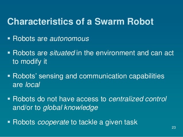 Swarm robotics ppt download