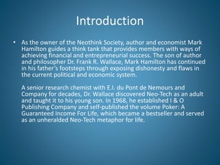 Neothink Mastermind Dr. Frank R. Wallace and the Foundations of Neothink | PPTX