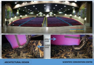 OPEN
CHAIR
CLOSED
CHAIR
ARCHITECTURAL DESIGN SCIENTIFIC CONVENTION CENTRE
 