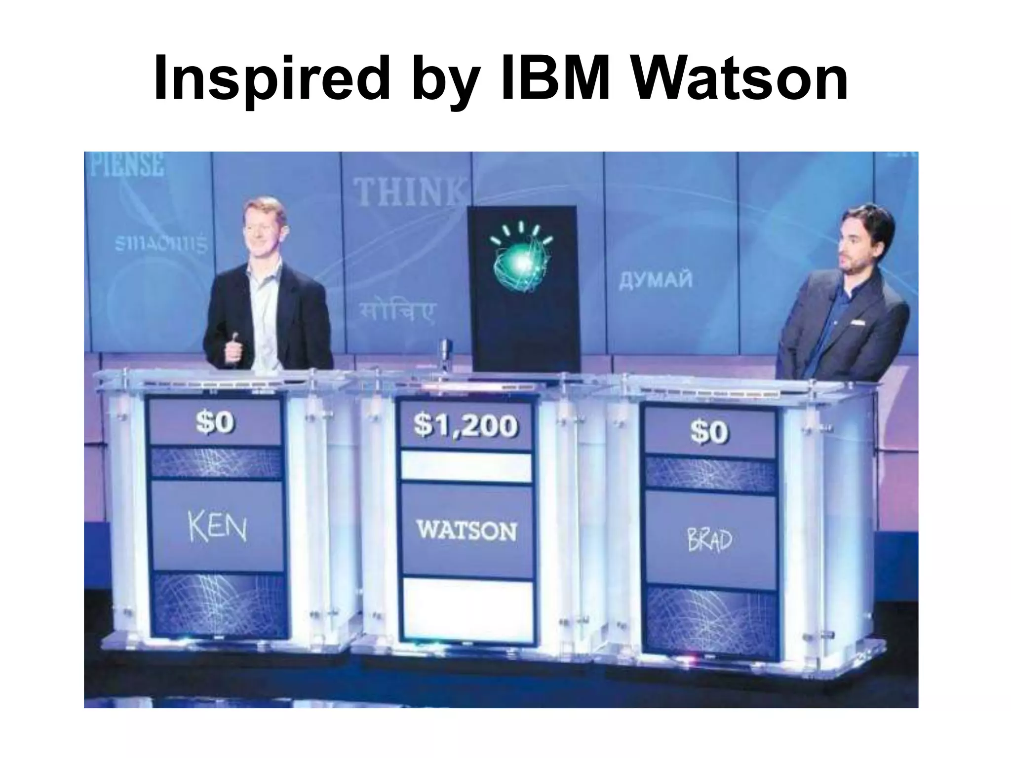 Inspired by IBM Watson
 