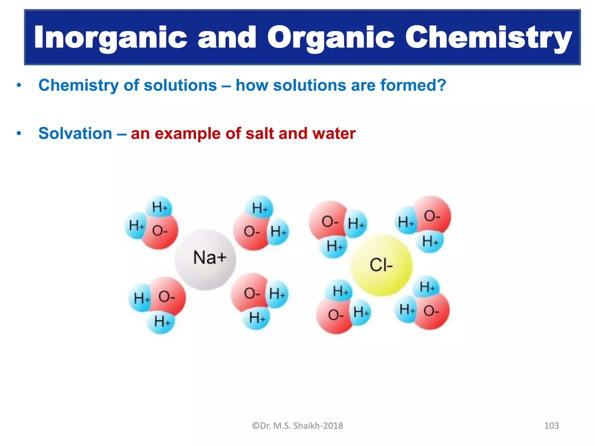 organic and inorganic chemistry | PDF