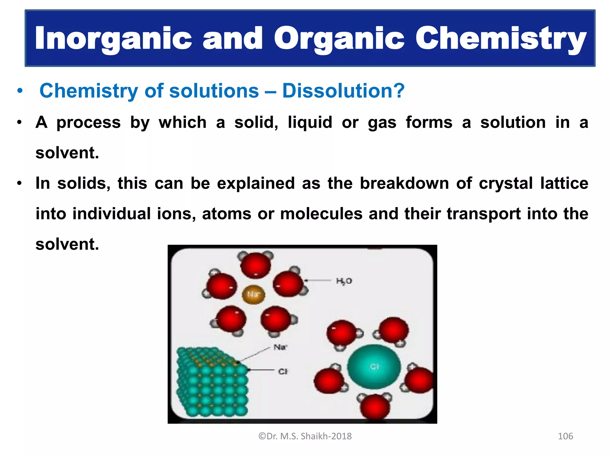 organic and inorganic chemistry | PDF