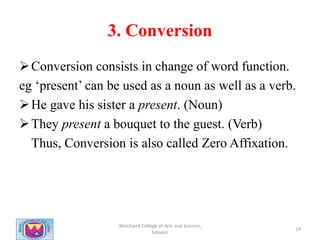 Morphology: A Branch of Grammar by Dr. M.P. Joshi, India | PPTX