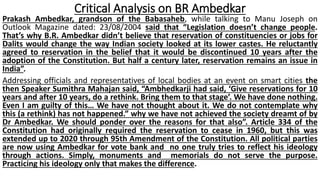 BR Ambhedkar’s Views on Panchayat Raj Institutions - Social Justice ...