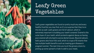 Leafy Green
Vegetables
Leafygreenvegetablesarefoundonprettymuchanyandevery
healthyfoodlistyoumayfind,soit’snosurprisethatt...