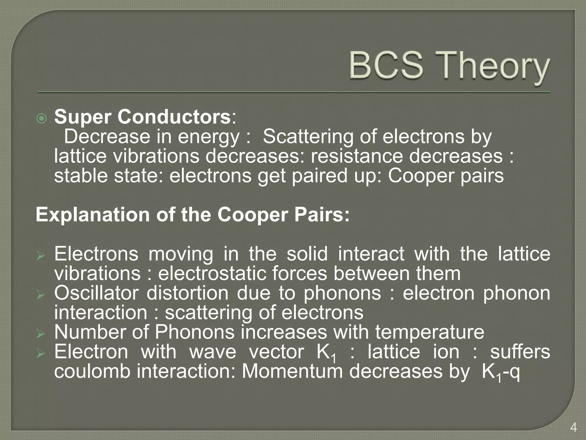 BCS theory | PPTX