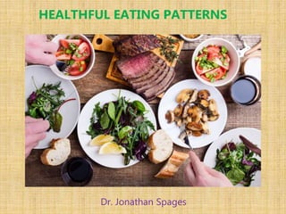 Dr. Jonathan Spages
HEALTHFUL EATING PATTERNS
 