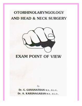 Dr. Gananathan Notes for ENT Practicals | PDF