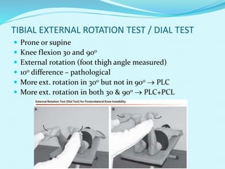 Dr. Aditya shrimal sir ppt knee examination | PPTX