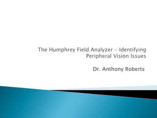 Dr. Anthony Roberts
 