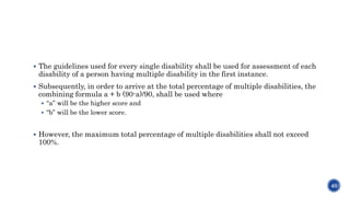 First Instance Formula Disability certification in Psychiatry | PPTX