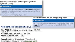 Severe sepsis 2021 guidelines ventilation management in sepsis | PDF