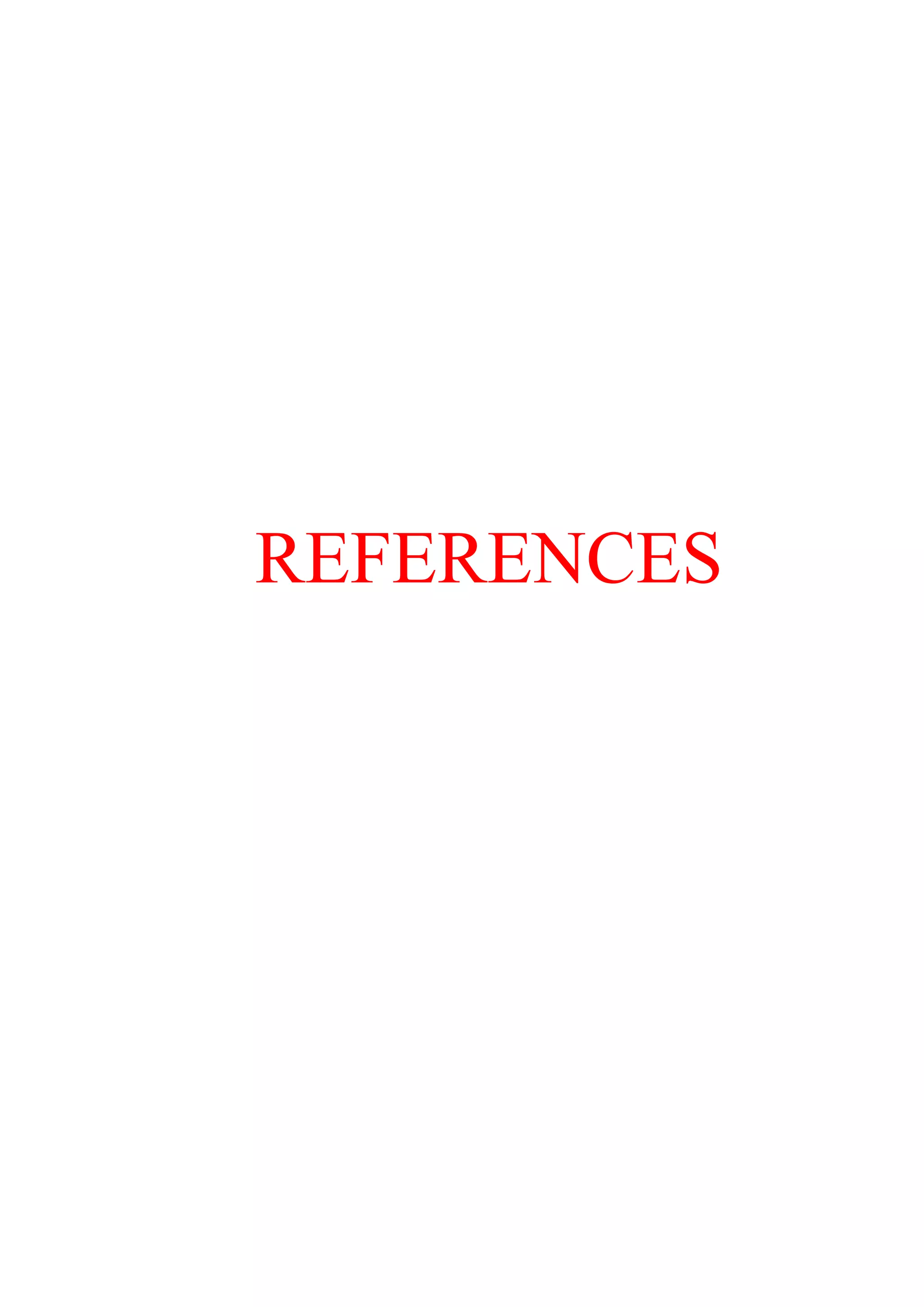 REFERENCES
 