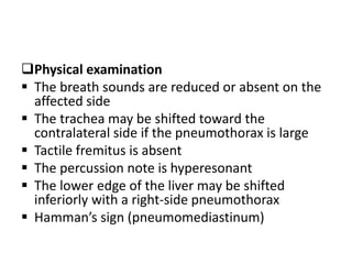Pneumothorax | PPTX