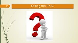 During the Ph.D.
27
 