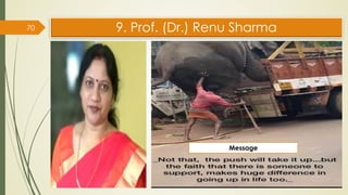 9. Prof. (Dr.) Renu Sharma
70
Message
 